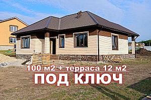 Новый дом 100 м2 в Пушкарное-78